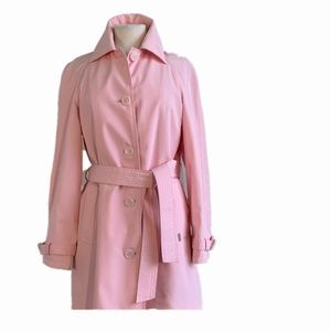 Spring Trench Coat in pastel pink